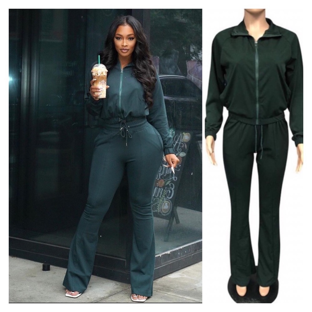 NwOt Bluish green tracksuit